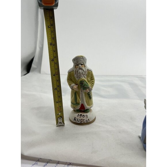 Christmas 1903 Russia Vintage Old World Ceramic Santa Claus Figurine 4.25" - Picture 6 of 6